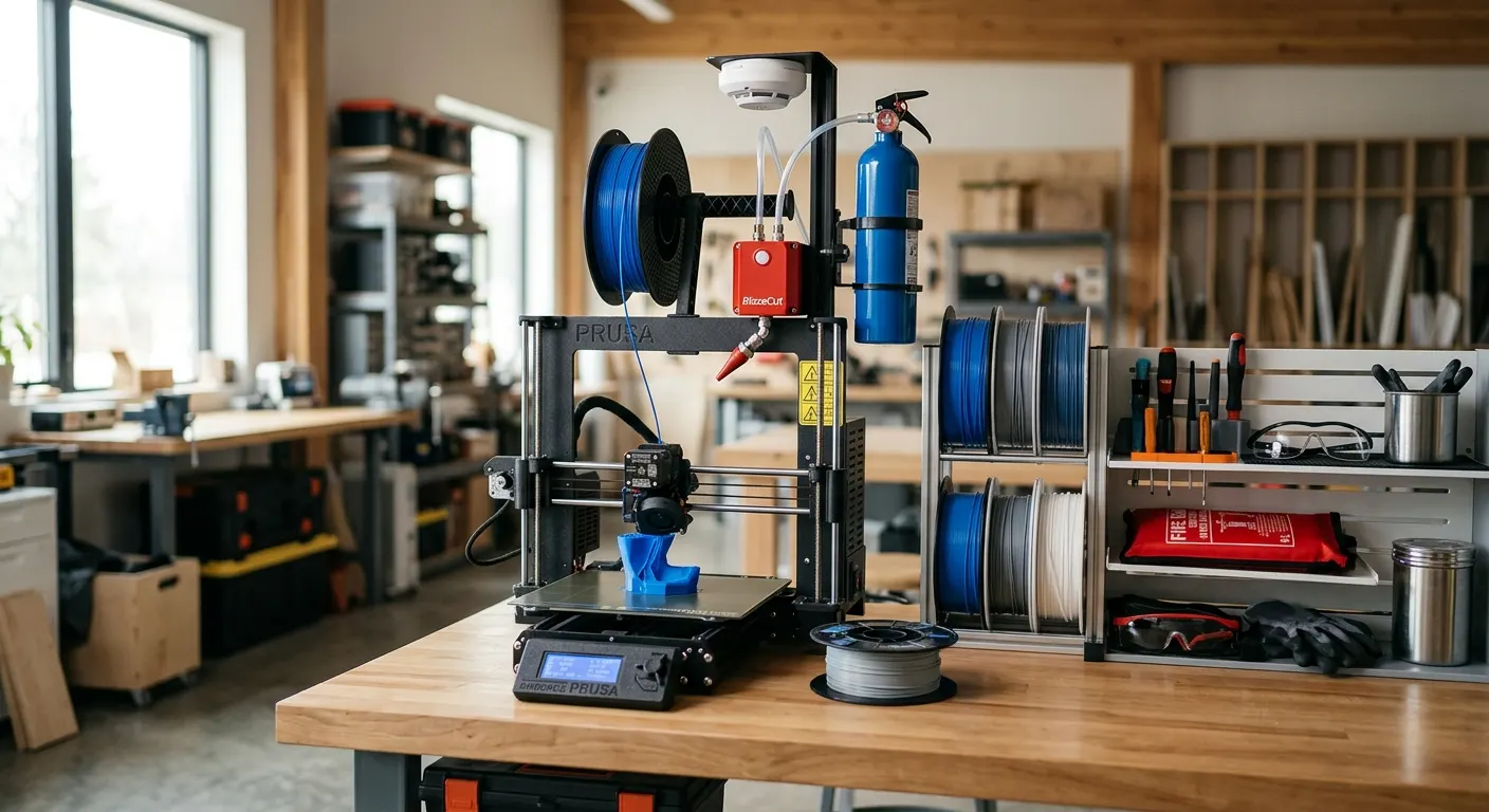 3D Printer Fire Safety: Enclosures, Monitoring, Real Risk