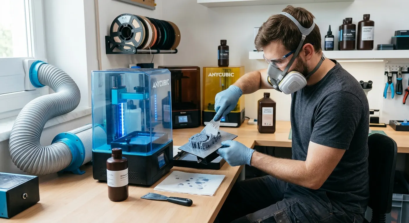 Resin Printing Safety and Ventilation: A Setup Guide